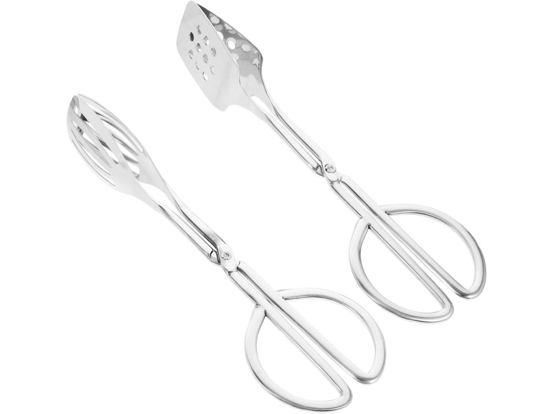 Conjunto De 2 Pinças Cozinha Em Aço Inoxidável, Ideais Para Saladas, Bolos E Churrasco, Perfeitas Para Preparar
