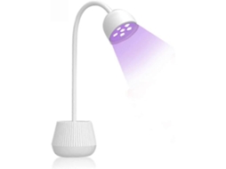 Mini Lâmpada Uv/led Para Unhas, Lâmpada Secadora De Unhas, 8 Contas De Luz, Secagem Rápida, Cabeça Giratória Ly Ebike