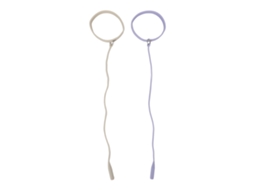 Peças Pulseira De Silicone Roxo Branco Para Portar Pinças De Cílios