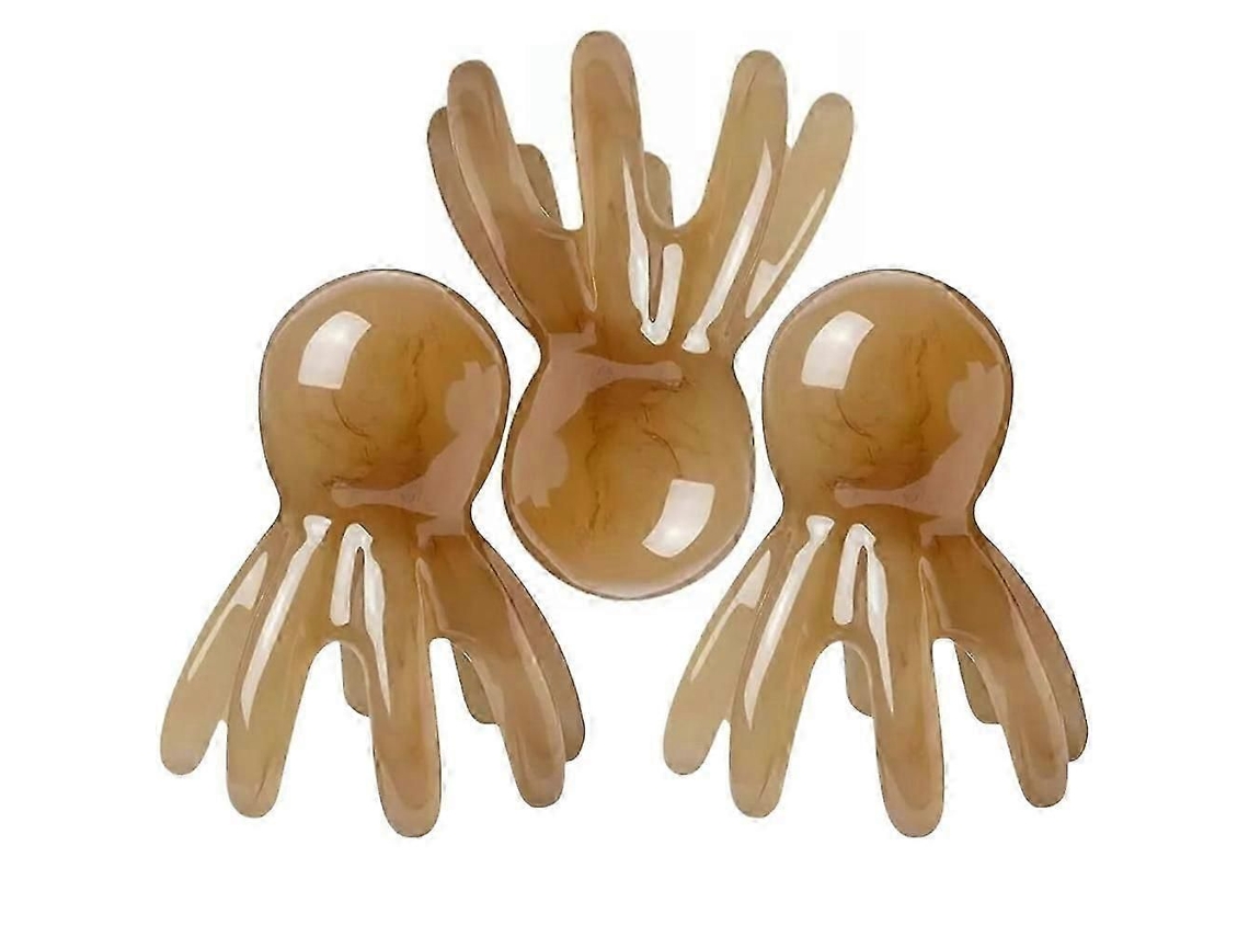 Pente De Massagem Portátil Com Cabeça De Oito Pinos, Pente De Massagem No Couro Cabeludo Para Raspagem