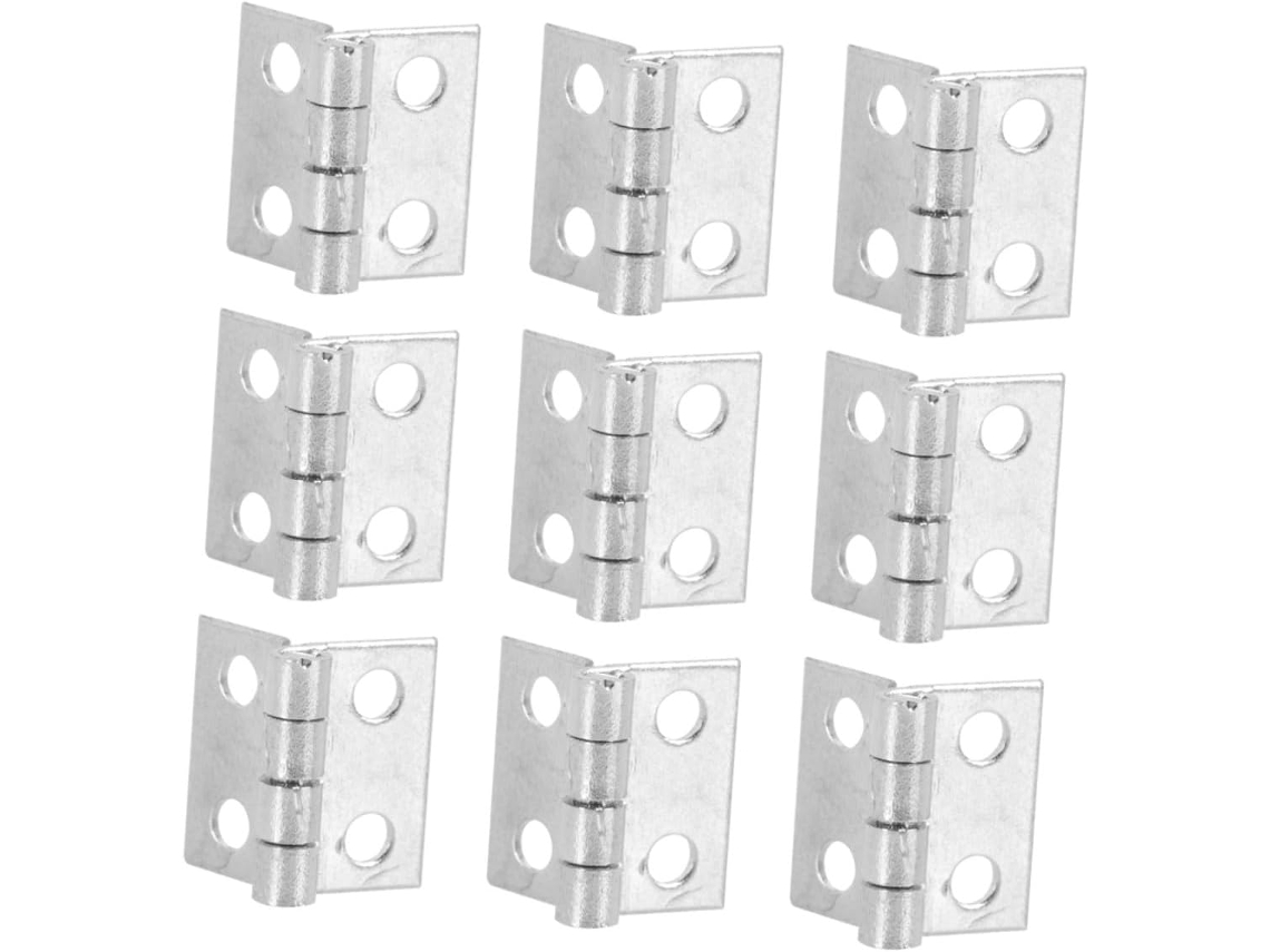 Conjunto De 75 Mini Dobradiças Cobre Com Pregos, Pequenas 4 Furos