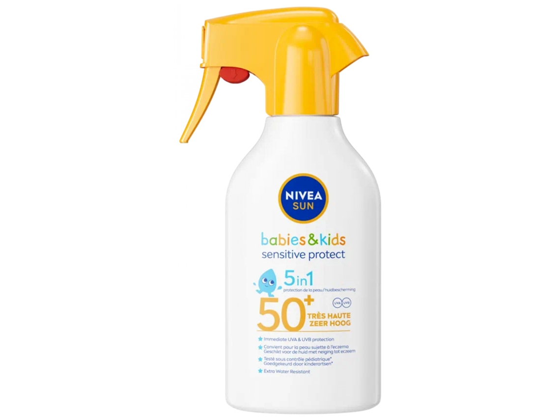 NIVEA Sun Sensitive Protect Bebés & Crianças Spray Spf50+ 270 Ml