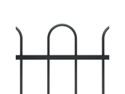 Garden Fence, Garden Fences Vidaxl Preto Aço (n/a)