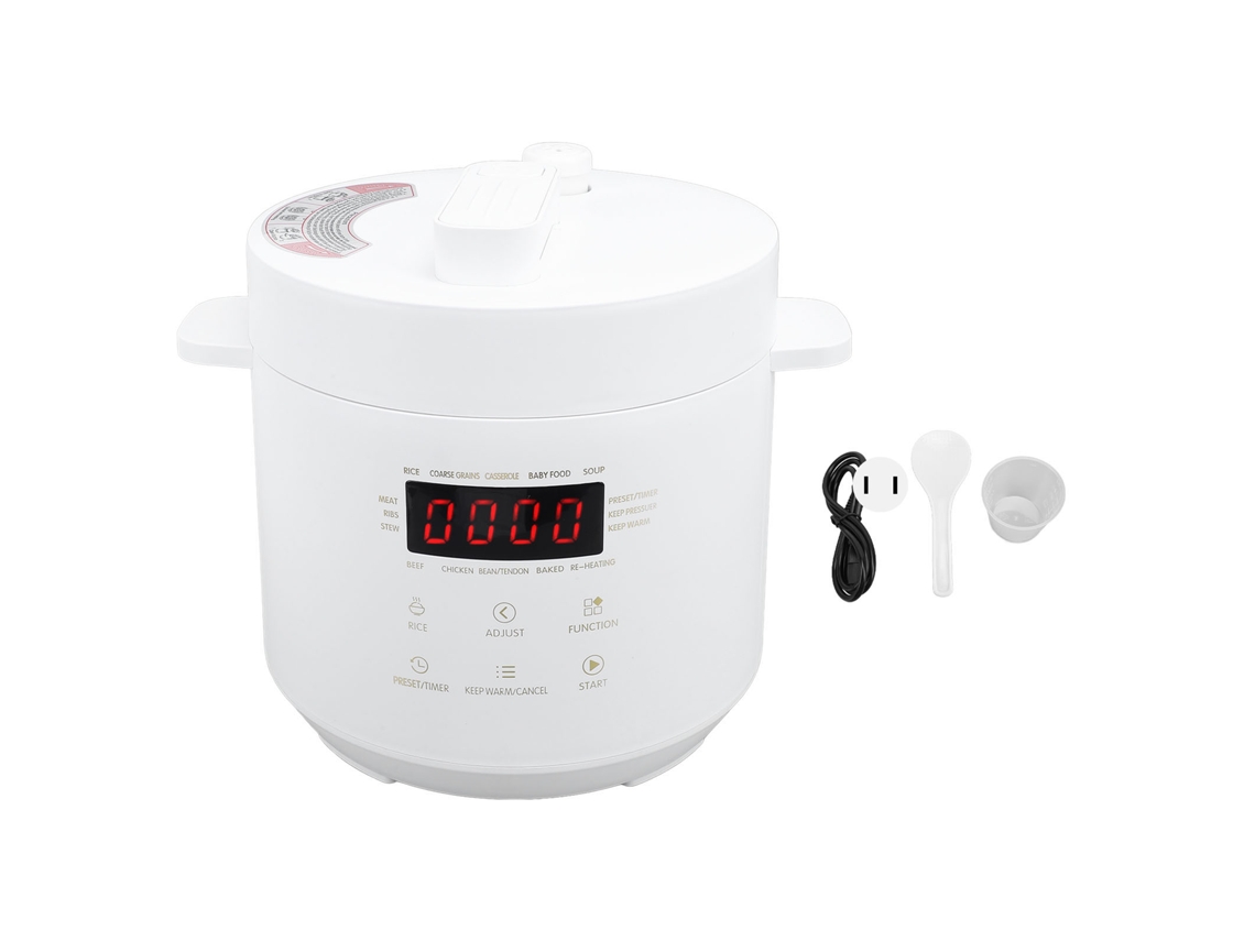 Laxiscreed Panela De Pressão Elétrica Mini 3l Para Uso Doméstico, Multifuncional Para Arroz E Cozedura