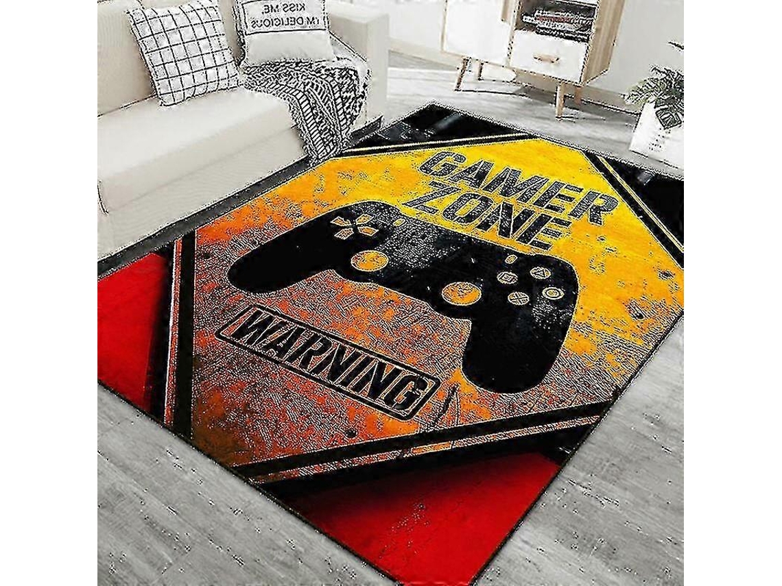 Tapete Gamer Infantil Com Estampa De Controle De Videogame, Antiderrapante, 3d, Para Sala De Jogos Hengjian