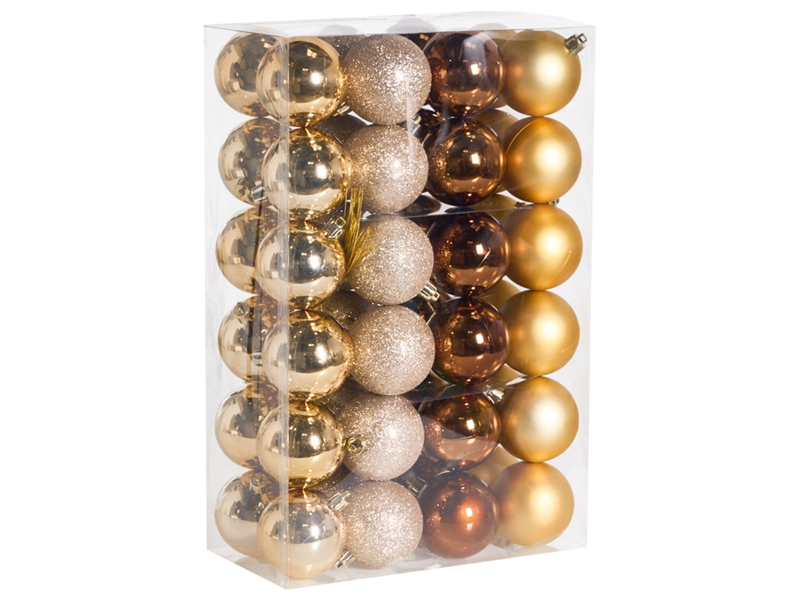 Conjunto De 48 Bolas Kolima Dourado Beliani