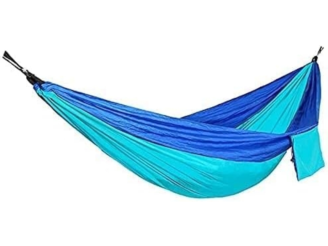 Rede De Acampamento Ao Ar Livre, Forte, Paraquedas, Tecido, Carga Máxima De 200 Kg, 270 X 140 Cm, Com Alça De Armazenamento Aquaforge