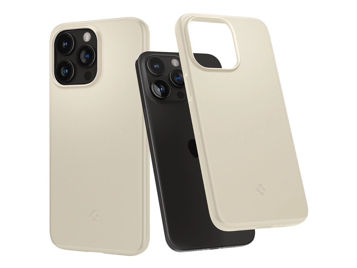 Capa Spigen Para Iphone 15 Pro Ajuste Fino Protetora Apresentação Elegante