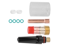 Kit De Soldadura Tig Laxiscreed Compatível Com Wp-17/18/26 Com 10 Copos De Vidro