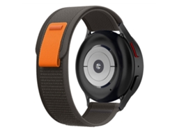 Bracelete de Nylon 22Mm Loop de Trilha Ajustável para Garmin Forerunner 255/745 Preto/Cinza