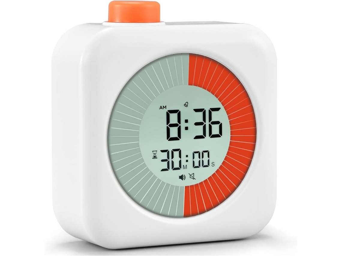 Cronômetro Digital Visual Com Contagem Regressiva De 60 Minutos(3 Em 1) Para Crianças E Adultos, Ferramenta Prática De Gerenciamento Tempo