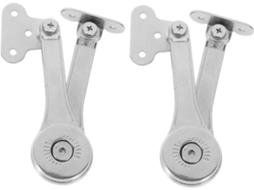 2 Dobradiças De Suporte Tampa Em Liga Zinco Para Guarda-roupa,