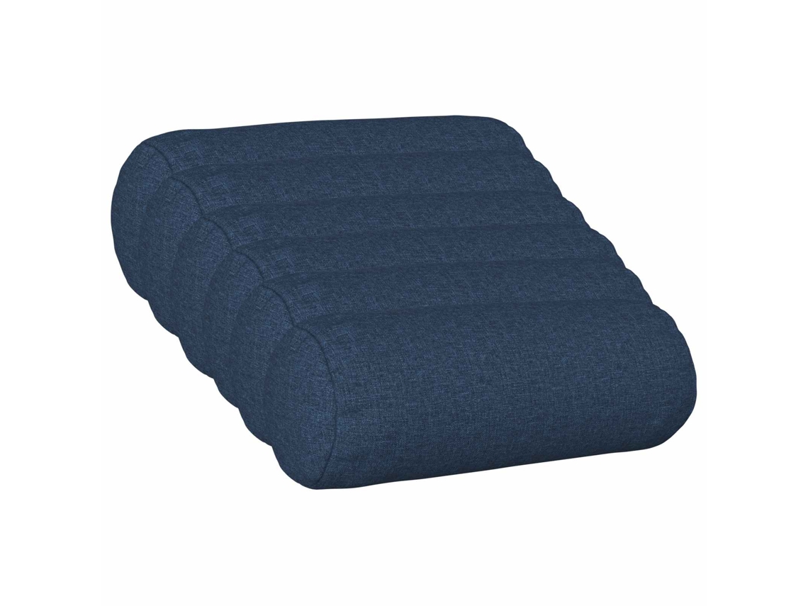 Vidaxl Almofada Com Travesseiro Heerlen 6 Unid. Azul Tecido