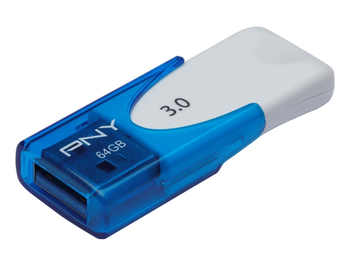 Pen USB PNY 64GB Attaché 4 USB3.0 - Azul