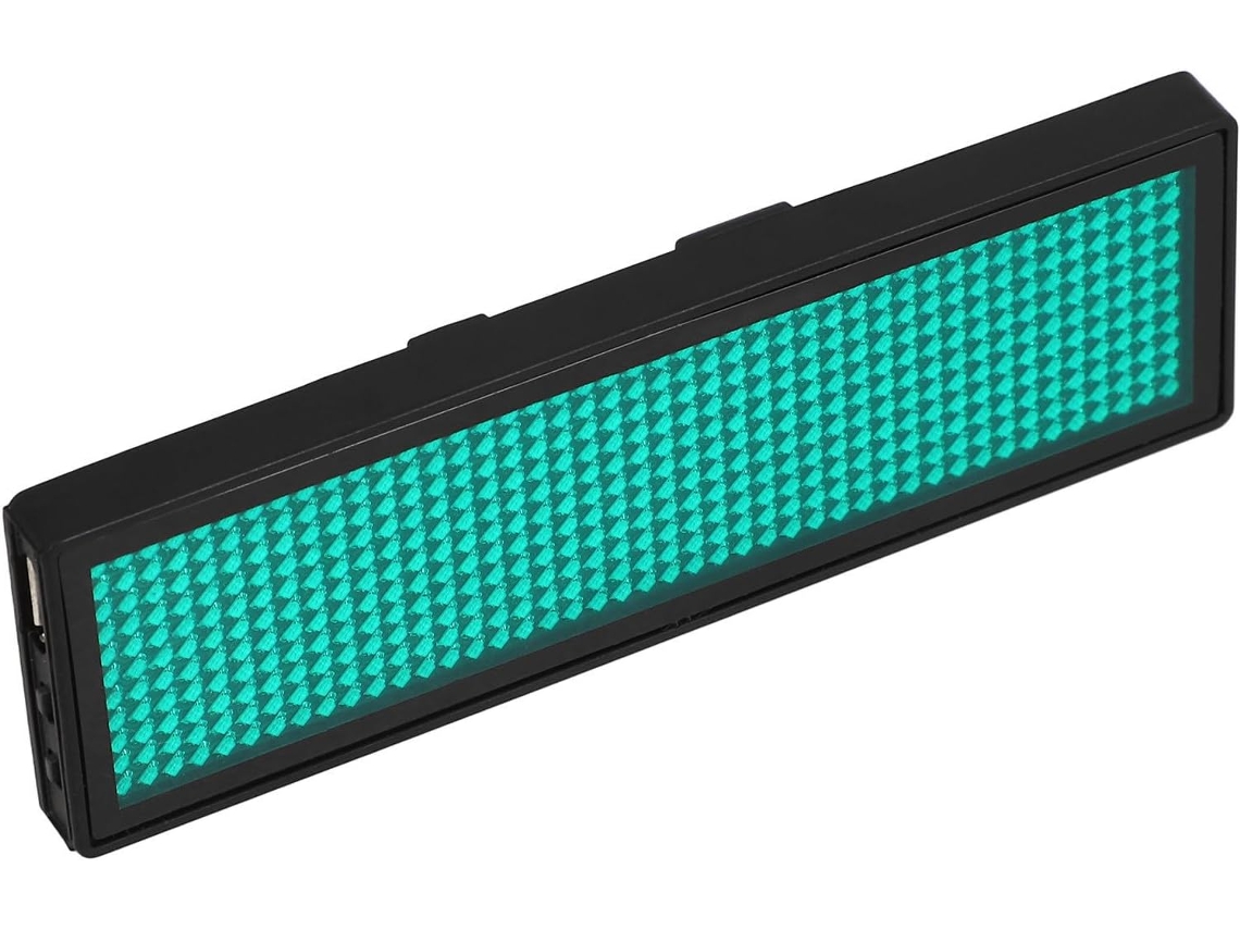 Letreiro Led Portátil Programável Para Karaokês E Casas Noturnas Com Display Digital De Plástico Recarregável Bateria