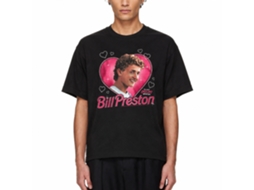 Rockinstone Bill And Ted Heartthrob Bill Black T-shirt Size:s