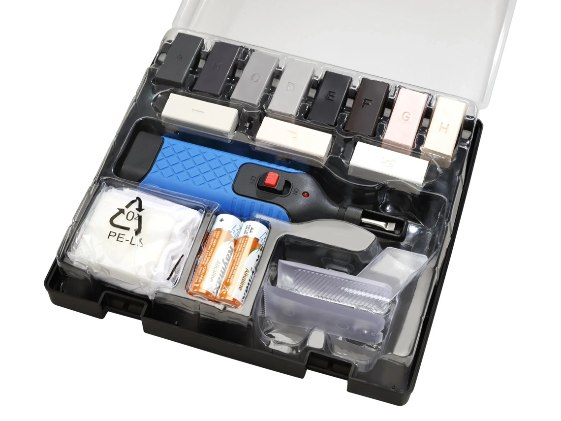Kit De Reparação Pvc E Vinil Incluindo Fundidor Cera