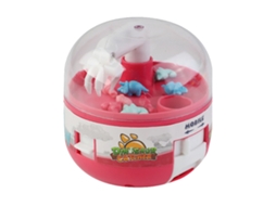 Ats brinquedo Máquina de Agarrar Bonecas Mini para Crianças Melhora Coordenação Elétrica Dinossauro Vermelho