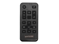 Controle remoto Mali, substituto, para soundbar 900, 500, operado por bateria, ABS | S/MARCA