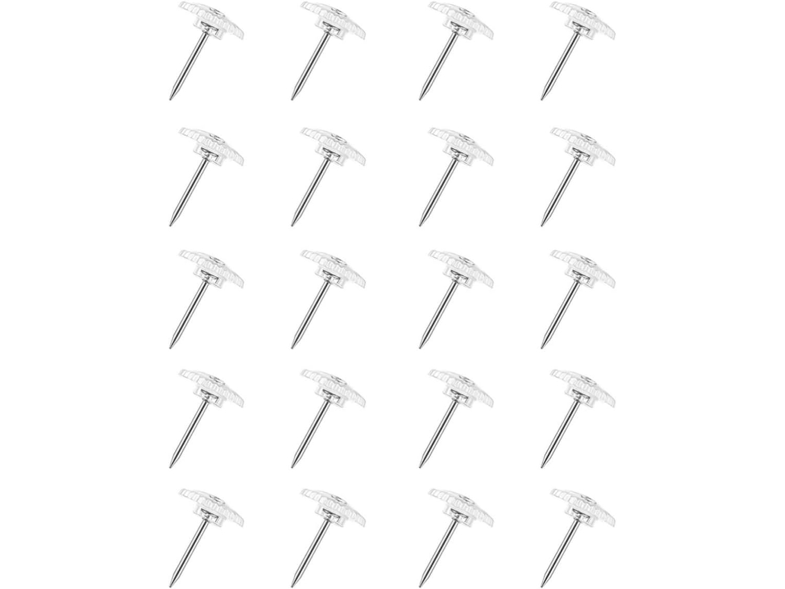 Toyandona 200 Peças Tachinhas Multifuncionais Transparentes Em Formato De Engrenagem Para Fotos, Tachinhas Decorativas