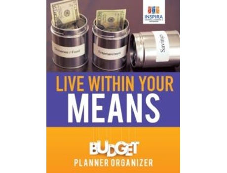 Livro Live Within Your Means Budget Planner Organizer De Planners & E Notebooks Inspira Journals (inglês)