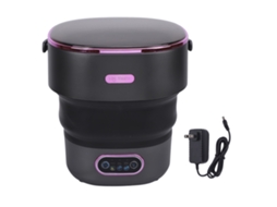 Mini máquina de lavar compacta e dobrável de 13l com mangueira de drenagem para apartamentos, residências e hotéis LAXISCREED
