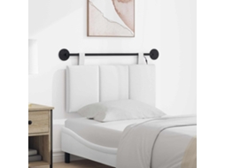 Vidaxl Cabeceira Suspensa Com Luz Led Branco Tecido