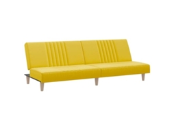 Sofa Bed, Sofa Beds Vidaxl Amarelo Tecido (n/a)