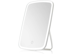 Espelho de Maquiagem com Tela Touch, Led Ajustável e Carregamento Usb Portátil