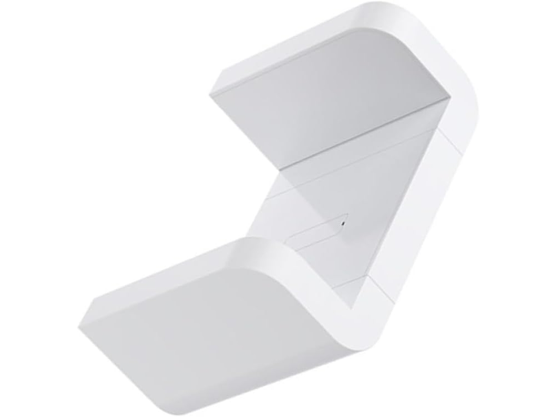 Prateleira De Armazenamento Para Banheiro, Em Plástico Branco Resistente À Ferrugem, Com Design Adesivo Sem Marcas, Para