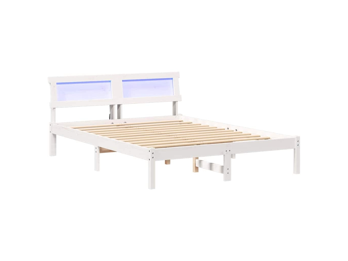 Estrutura da Cama com Cabeceira Branco 135 X 190 Cm MAISON EXCLUSIVE