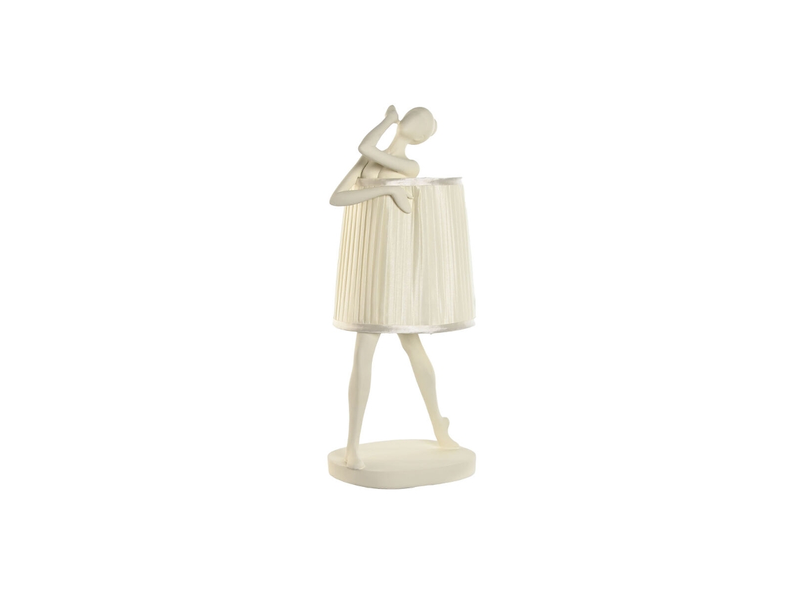Luminária de mesa Home Esprit Resina branca 40 W 220 V 29 x 25 x 62,5 cm