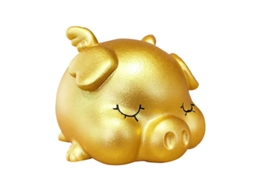 Pote de Poupança para Meninos Meninas Dourado ALLINLESS
