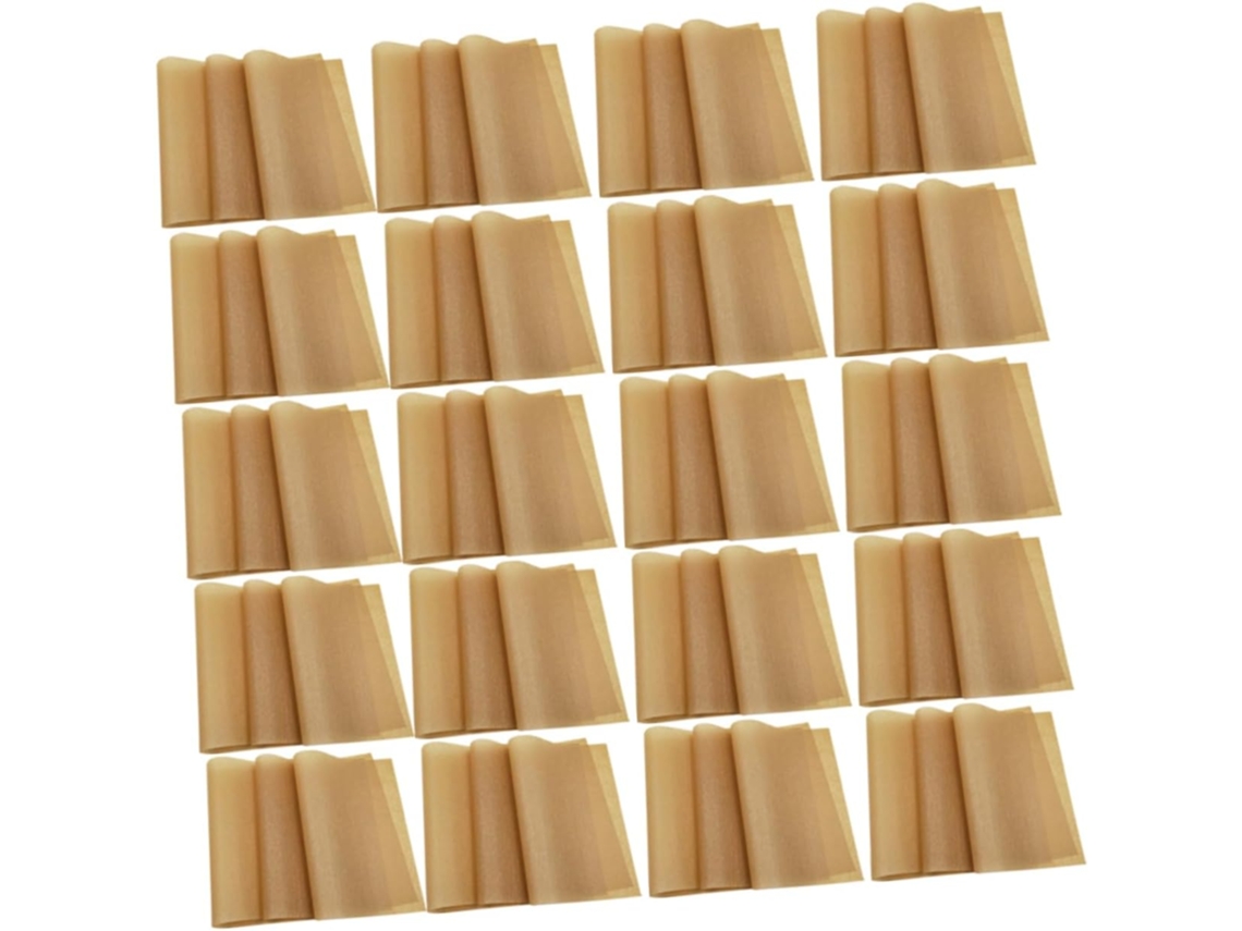 100 Folhas De Papel Manteiga Antiaderente Para Assar Em Fritadeira Elétrica Portátil Multifuncional, Pão, Panela F-15327