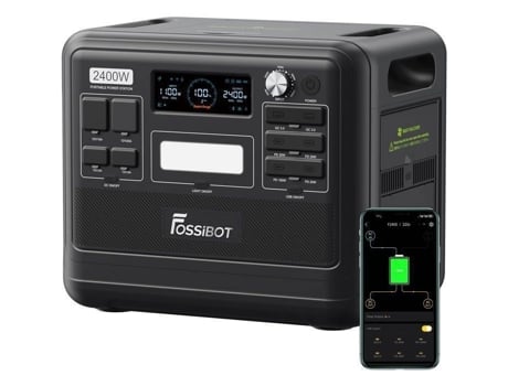 Esta??o De Energia Port?til Fossibot F2400 2048wh 4800w Lifepo4, Gerador El?trico Com Sa?da Ac E Fun??o De Emerg?ncia