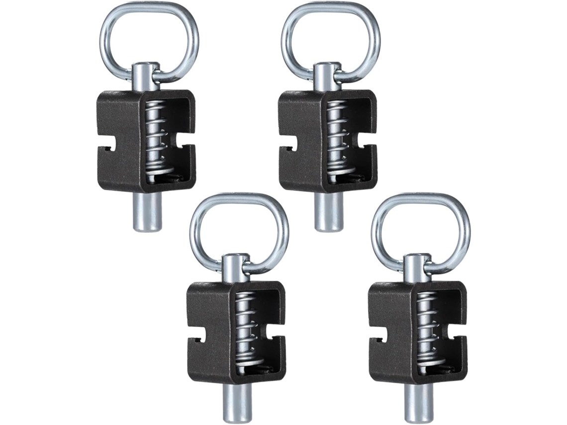 Conjunto De 4 Travas Mola, Trava De Portão Reboque 5 8pol, Liga Resistente, Conjunto De Trava Mola Para Soldar, Parafuso