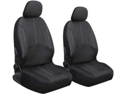 Conjunto De 4 Capas De Assento De Carro Em Couro Sintético Preto