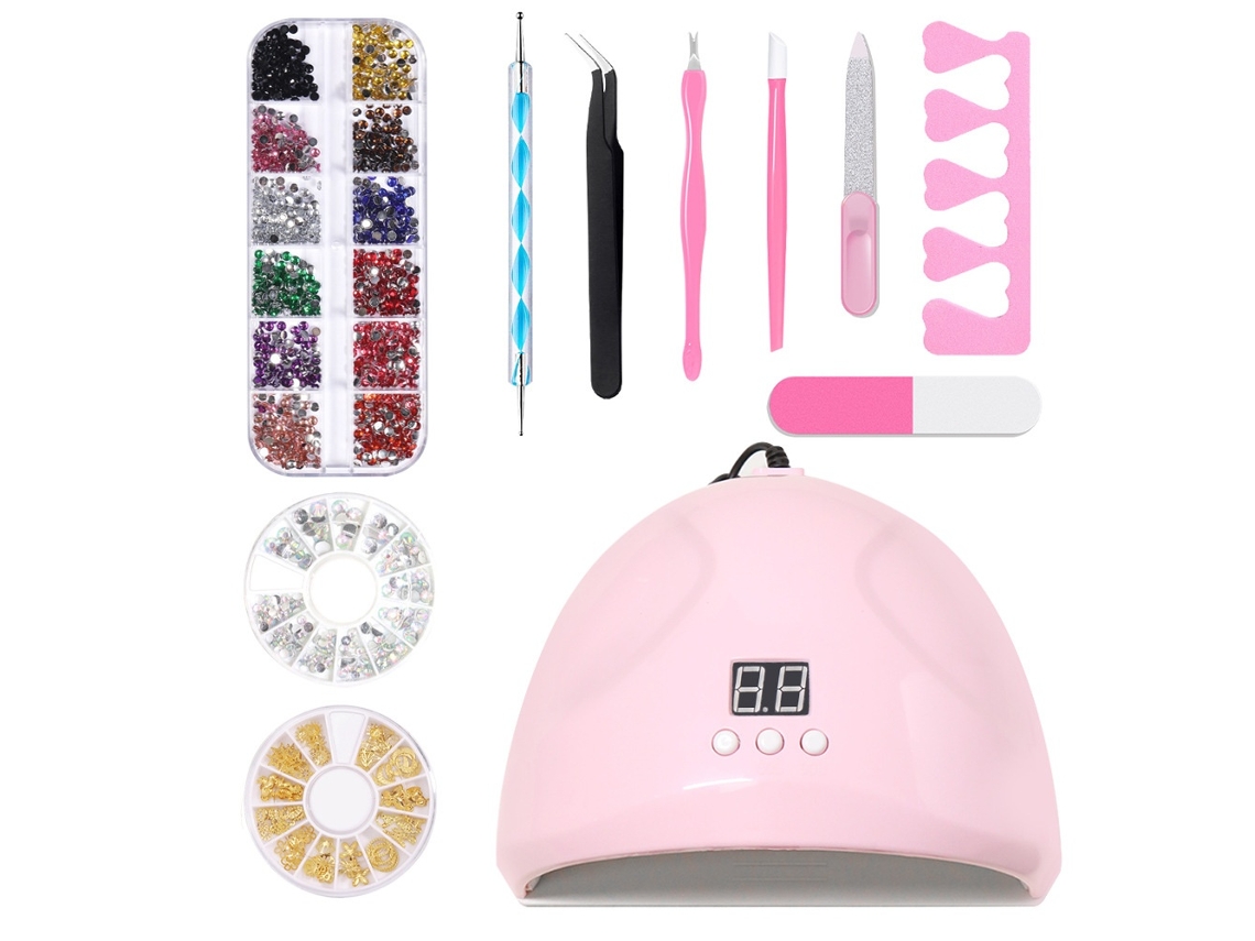 Lâmpada Uv Led Para Unhas Com Sensor Automático Elysve