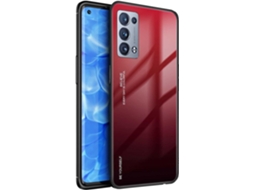 Capa Gradiente Arranhões Antiarranhões para Oppo Reno6 Pro 5G HONGWE. Vidro Temperado Anti-Choque Resistente