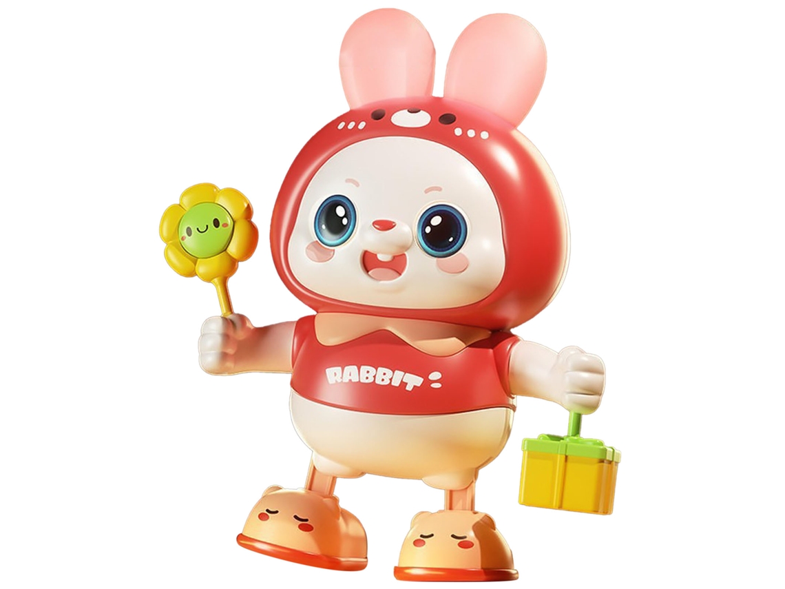 Brinquedo Coelho Dançante Musical Eletrônico Para Treinamento De Levantar A Cabeça, Bebê, Casa E Exterior, Cor Rosa