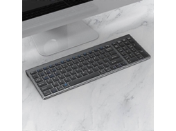 109 Teclado Bluetooth Sem Fio de Três Modos TAISHENGDA