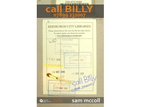Livro Call Billy 07899232007 de Sam McColl (Inglês)