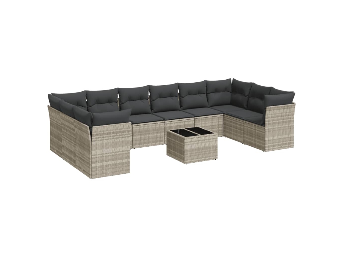 Garden Sofa Set, Garden Sofa Sets Vidaxl Cinzeto Rattan / Vime (n/a)