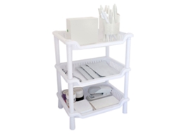 Rack de Armazenamento para Bolsas com Divisões e MARCA