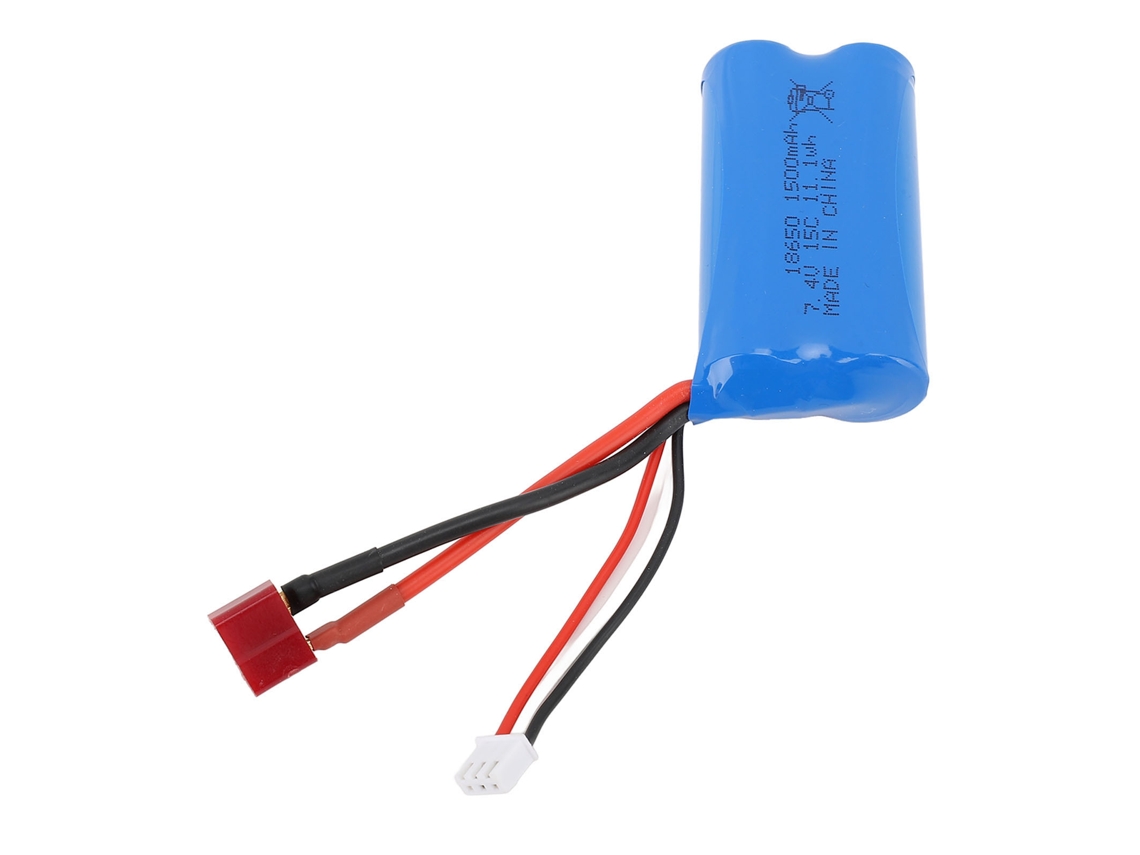 Bateria Para Carro Rc 7.4v 1500mah 15c Com Proteção Contra Sobrecarga Plug T Para Wltoys 12428 12423
