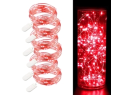 Conjunto De Luzes Led, 6 Unidades, Alimentação Por Bateria, Para Decoração E Utilização Em Diferentes Ambientes
