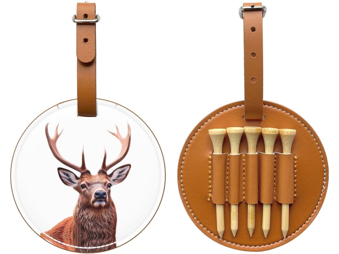 Bolsa Grande para Tees de Golfe Fácil de Transportar e Mais Eficiente para Jogar Golfe.