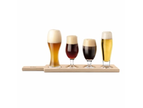 Conjunto De Serviço De Remo Lightwood Para Presente De Degustação Final Touch Cider Lager Ale Hh65 Gbt104 Ckb Ltd