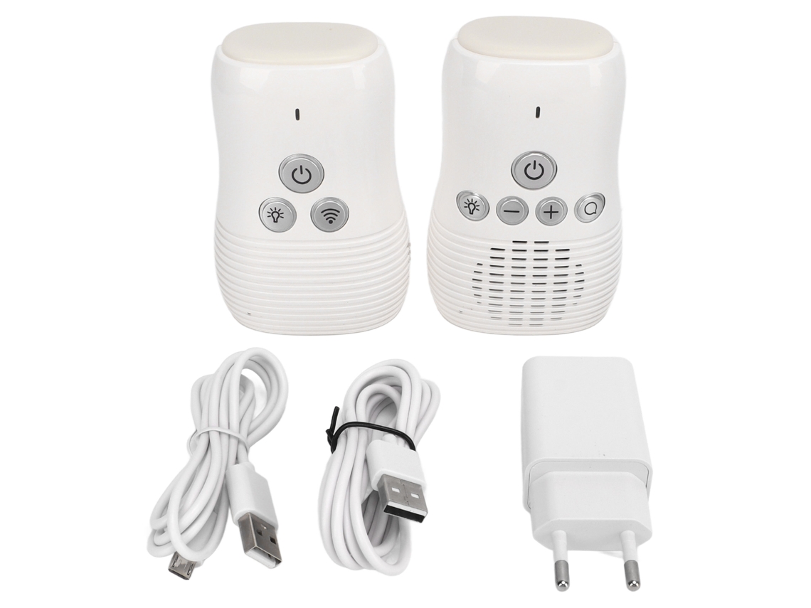 Monitor Bebê Sem Fio 2.4ghz Com Intercomunicação Bidirecional, Luz Noturna E Plug Eu 100‑240v