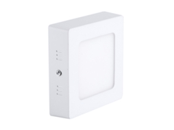 VYLARA Luminária de teto LED quadrada de 24 W com luz fria para montagem em superfície